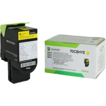 利盟 墨粉盒 70C8HYE 高容量 (黄色) 适用于CS310 cs410 cs510