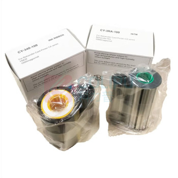 法高 打印机彩色带转印膜带 CY-340-100+CY-3RA-100 含1卷色带+1卷膜 (绿色+黄色) 适用CX7000/CX7600/CX7002/CX7300