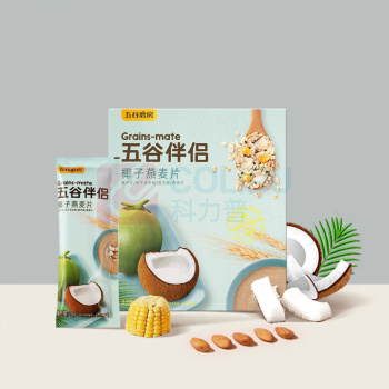 五谷磨房 即食椰子燕麦 280g  冲饮谷物五谷杂粮营养早餐代餐粉五谷伴侣