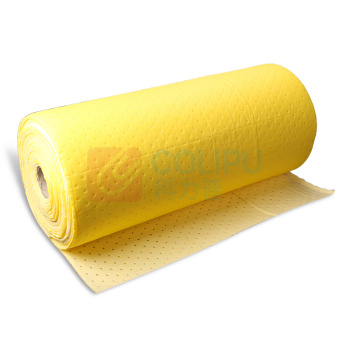 格洁 吸附材料 932080 80cm×30m×3mm|有分割虚线 (黄色) 1卷/箱 卷状 适用混合化学品液体