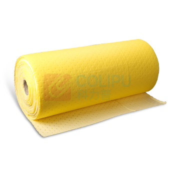 格洁 吸附材料 932080 80cm×30m×3mm|有分割虚线 (黄色) 1卷/箱 卷状 适用混合化学品液体