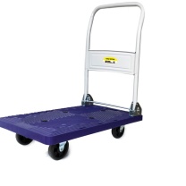 安赛瑞 可折叠式平板小推车 12600 70×45cm 载重150kg (蓝色)