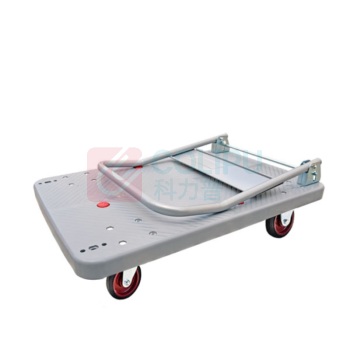君宏 单层150公斤橡胶轮折叠扶手推车 JH150-DX-G 720*480*860MM 承重:150KG (灰色) (不含运费)