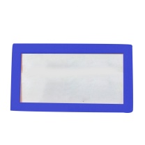 安赛瑞 货架物料信息磁性卡套 13384 A10 45×80mm (蓝色) 10个装