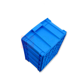 安赛瑞 加厚型塑料物流周转箱(1个装)蓝色 外尺寸615×475×360mm 10105 /