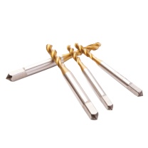 安赛瑞 镀钛含钴高速钢M35机用丝锥 22368 M2×0.4mm (5支装) 日标螺旋槽