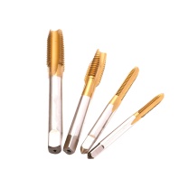 安赛瑞 镀钛全磨制高速钢机用丝锥 22384 M10×1.5mm (5支装)