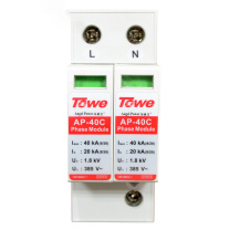 同为 TOWE 工业家用避雷器防雷浪涌保护器C级40KA2P