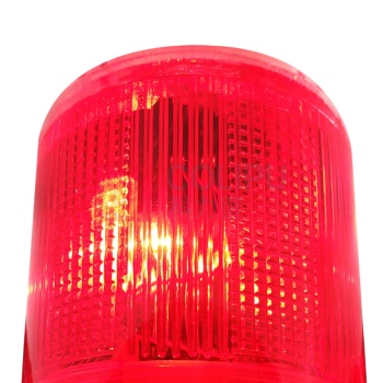 安赛瑞 太阳能警示灯 交通路锥障碍LED爆闪灯 交通信号灯道路施工船用夜间信号灯 立柱套入式 135×80mm 25386 135×80mm