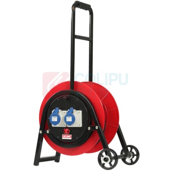 野狼 YELANG 轮车350电缆盘(220V工业) YL-V35CGS1-1030 3*2.5*30m (红色) 电缆价格随铜价波动