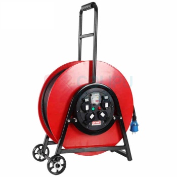 野狼 YELANG 轮车500电缆盘(220V) YL-50CFS-03100 2*1.5*100m (红色) 电缆价格随铜价波动