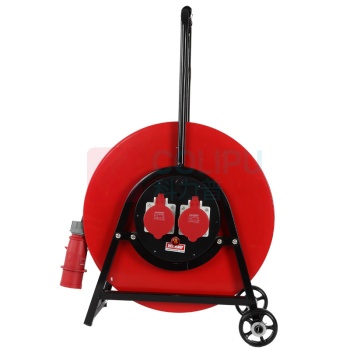 野狼 YELANG 轮车500电缆盘(380V工业) YL-50CGS3-B2430 3*6+2*30m (红色) 电缆价格随铜价波动