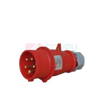 同为 32A工业连接器工业插头机房PDU航空插头5芯公头IPS-P532