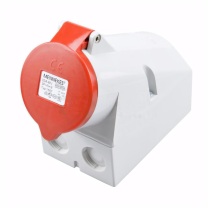 曼奈柯斯 工业明装插座,5P 16A 400V IP44 内部固定