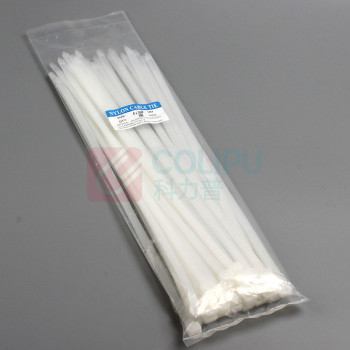 中云智创 国标 塑料扎带自锁式束线扎带 ZD8X350 8*350mm (白) 50条/包