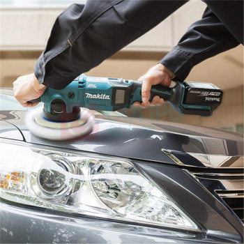牧田 MAKITA 牧田 充电式轨道砂光机抛光机打磨18V无刷锂电DPO500Z砂磨机DPO600Z汽车抛光机 DPO500Z (125mm) 6.0Ah(两电一充)