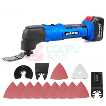 万克宝 WORKPRO 20V锂电摆动铲多功能充电式万用宝切割机木工开孔修边机家用装修开槽电铲打磨W123007N