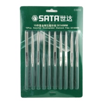 世达 SATA 10件套金刚石整形锉 03810 3x140MM