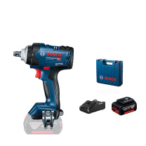博世 BOSCH GDS 18V-400 KIT 充电式电动冲击扳手 锂电起子机螺丝刀 无刷 5.0Ah*1 全新400牛米扳手 GDS 18V-400(kit) 06019K0080 GDS 18V-400(kit) 06019K0080