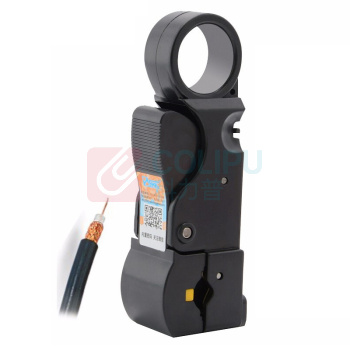 三堡 三刀式专业同轴线剥线钳 HT-312A