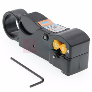 三堡 三刀式专业同轴线剥线钳 HT-312A