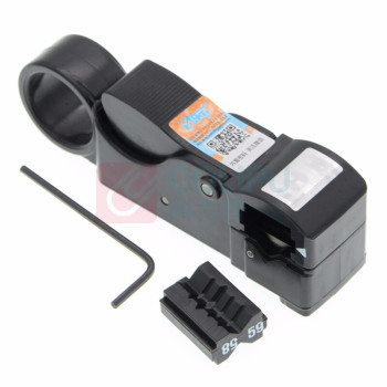 三堡 三刀式专业同轴线剥线钳 HT-312B