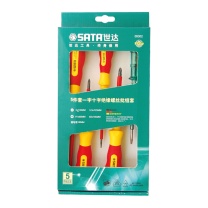 世达 SATA 5件VDE绝缘螺丝批组套 09302