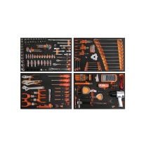 钢盾 128件汽保通用维修组套(不含工具车) S025041
