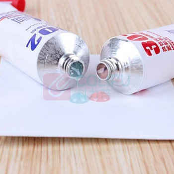 哥俩好 AB胶 302 40g+40g蓝+红/套