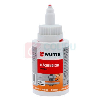 伍尔特 WURTH 新型金属平面结合密封胶 893574250 250G 桔红色