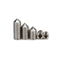 安赛瑞 304不锈钢内六角尖端紧定螺丝 23034 M10×10mm(300个装)