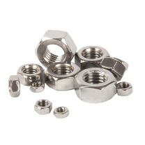 安赛瑞 国标304不锈钢六角螺母螺帽 21855 (10枚装)M22