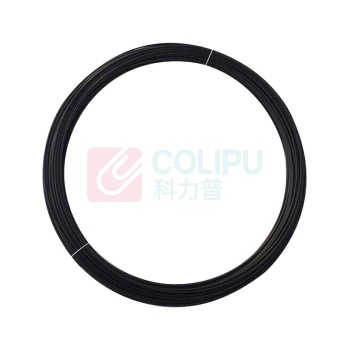 安赛瑞 包塑捆扎铁丝PVC包胶铁丝 23297 Φ3.2mm*20m (黑色)