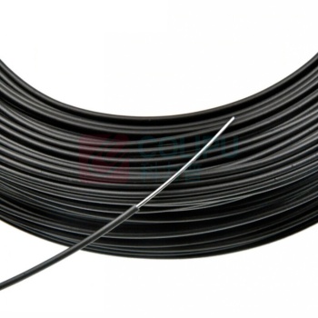 安赛瑞 包塑捆扎铁丝PVC包胶铁丝 23297 Φ3.2mm*20m (黑色)