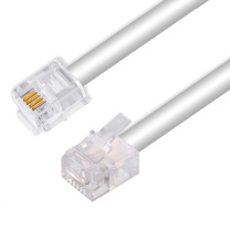 三堡 4芯单股纯铜电话线 TL-D420L 20m (白色)