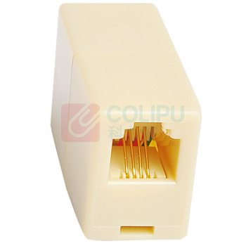 三堡 电话直通头 电话对接头 电话线连接器 SM-4001 (奶咖色) (此价格不含运费)