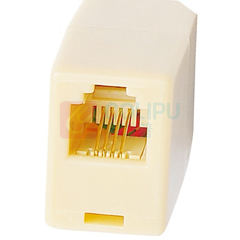 三堡 电话直通头 电话对接头 电话线连接器 SM-4001 (奶咖色) (此价格不含运费)