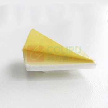 安赛瑞 自粘式配线固定座 PE 40×40mm 白色黄胶 250只/包 26261 /