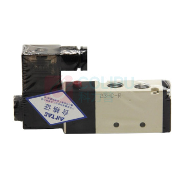 亚德客 AIRTAC 电磁阀 4V200系列 4V21008B 两位五通 DIN插座式 接口Rc1/4 DC24V