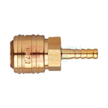 伍尔特 WURTH 气管接口母快速接头黄铜-7.2X9MM,2个/包 0699129