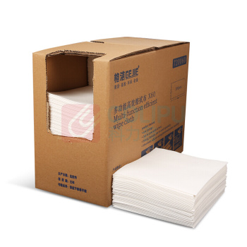 格洁 擦拭布 多功能款 聚丙烯+原生木浆 适用工业擦拭吸附轻量水油污混合液 720060 30cmx35cm (白色) 300张/盒 4盒/箱 (仅江浙沪包邮)