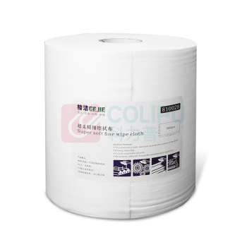格洁 擦拭布 强力高效超柔细款 材质 无纺布+黏胶 适用中量水油污混合液 810028 30cmx30cm (白色) 500张/卷 2卷/箱 (仅江浙沪包邮)