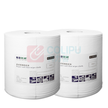 格洁 擦拭布 强力高效超柔细款 材质 无纺布+黏胶 适用中量水油污混合液 810028 30cmx30cm (白色) 500张/卷 2卷/箱 (仅江浙沪包邮)