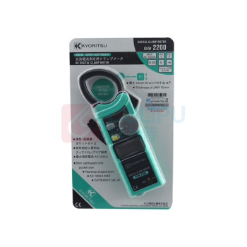 克列茨 KYORITSU 数字式钳形表 万用表 KEW2200 1000A