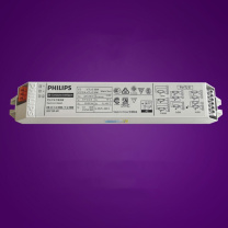 飞利浦 PHILIPS H管镇流器55W一拖一吸顶灯荧光灯电子镇流器36W一拖二配件灯座 一拖一全长21CM通用18W-55W无线座 2只装