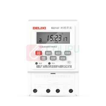 德力西电气 DELIXI ELECTRIC 微电脑时控开关KG316T定时器定时开关时控220V全自动定时控制器