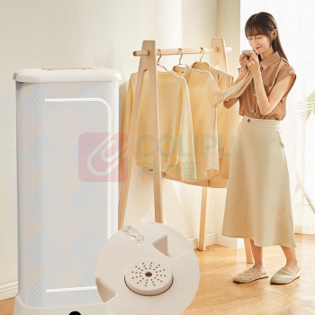 美的 Midea 干衣机烘干机 HBGD10D1 家用折叠收纳便携小型风干机变频暖风布罩类婴儿衣服烘衣机可定时内衣内裤消毒机 