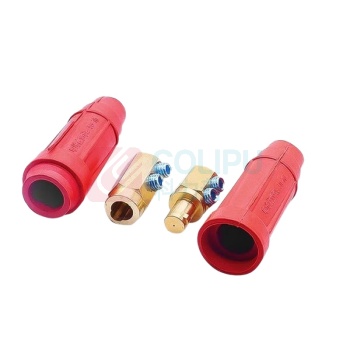 yobel 线缆连接器 DKJ-95 中式电焊机线缆连接器 纯铜公母快速连接头耦合器