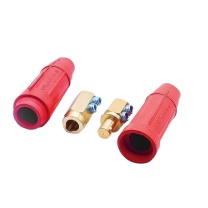 yobel 线缆连接器 DKJ-95 中式电焊机线缆连接器 纯铜公母快速连接头耦合器