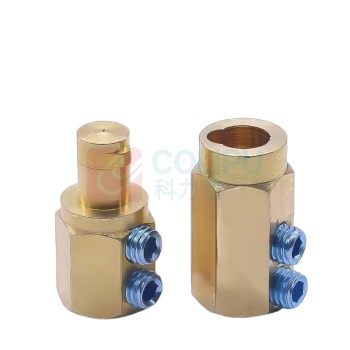 yobel 线缆连接器 DKJ-95 中式电焊机线缆连接器 纯铜公母快速连接头耦合器